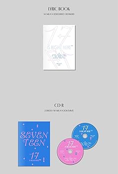 SEVENTEEN svt 17 IS RIGHT HERE DEAR盤 CD SEVENTEEN BEST ALBUM '17 IS RIGHT HERE' - DEAR VER